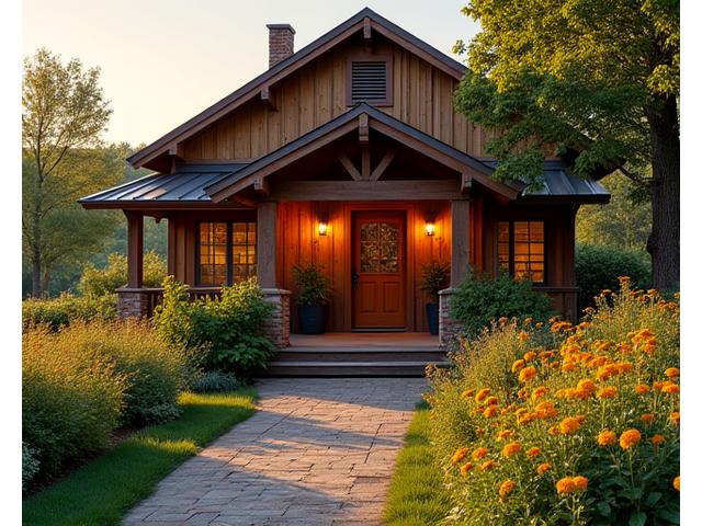 Exterior view of PrulDeniquor studio in Asheville, surrounded by natural greenery.